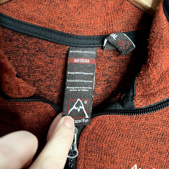 Burnt Orange Avalanche Pullover LAST CALL - Picture 2 of 3